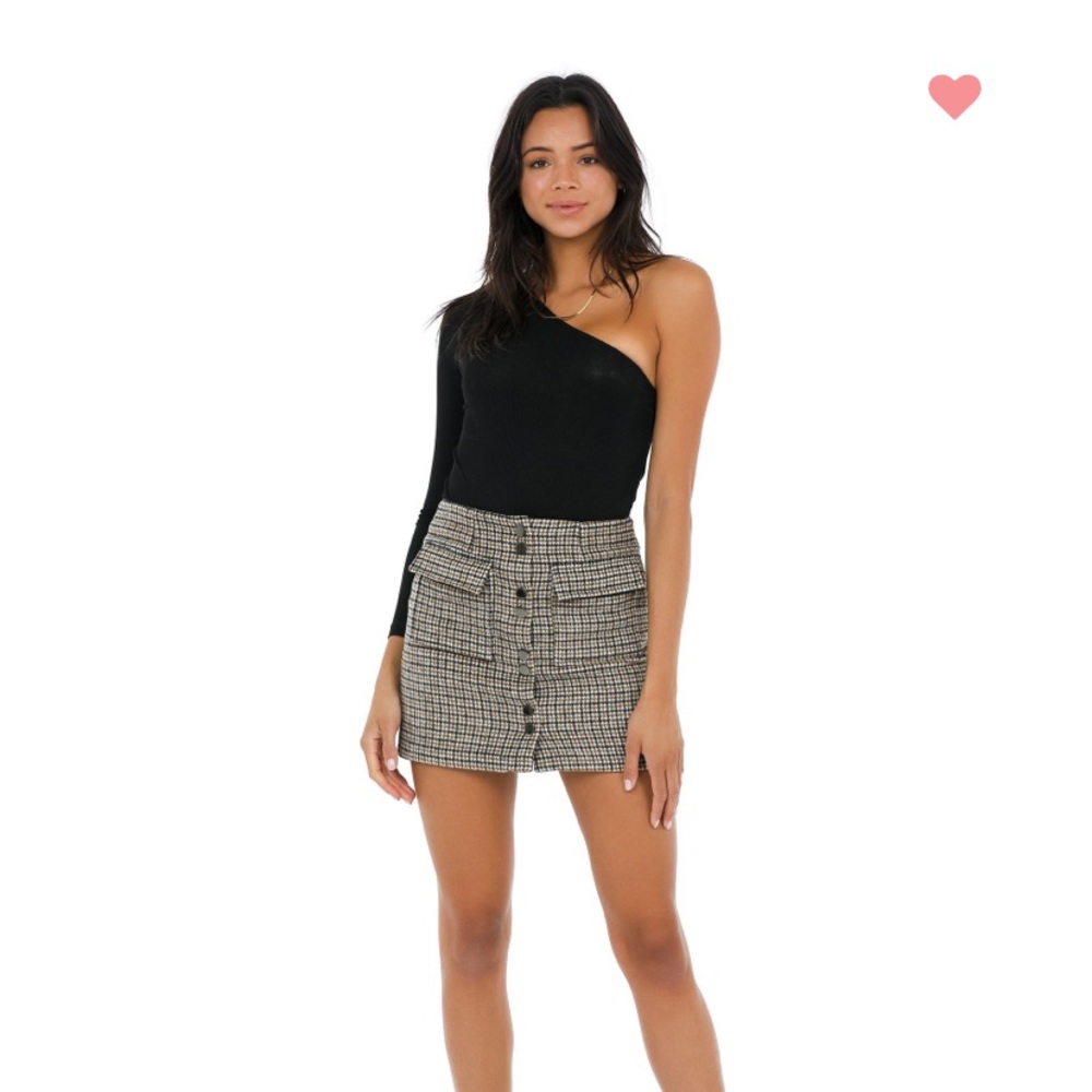 ASTR plaid skirt
